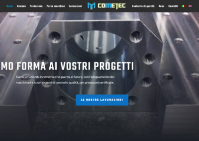 Sito web Cometec Meccanica