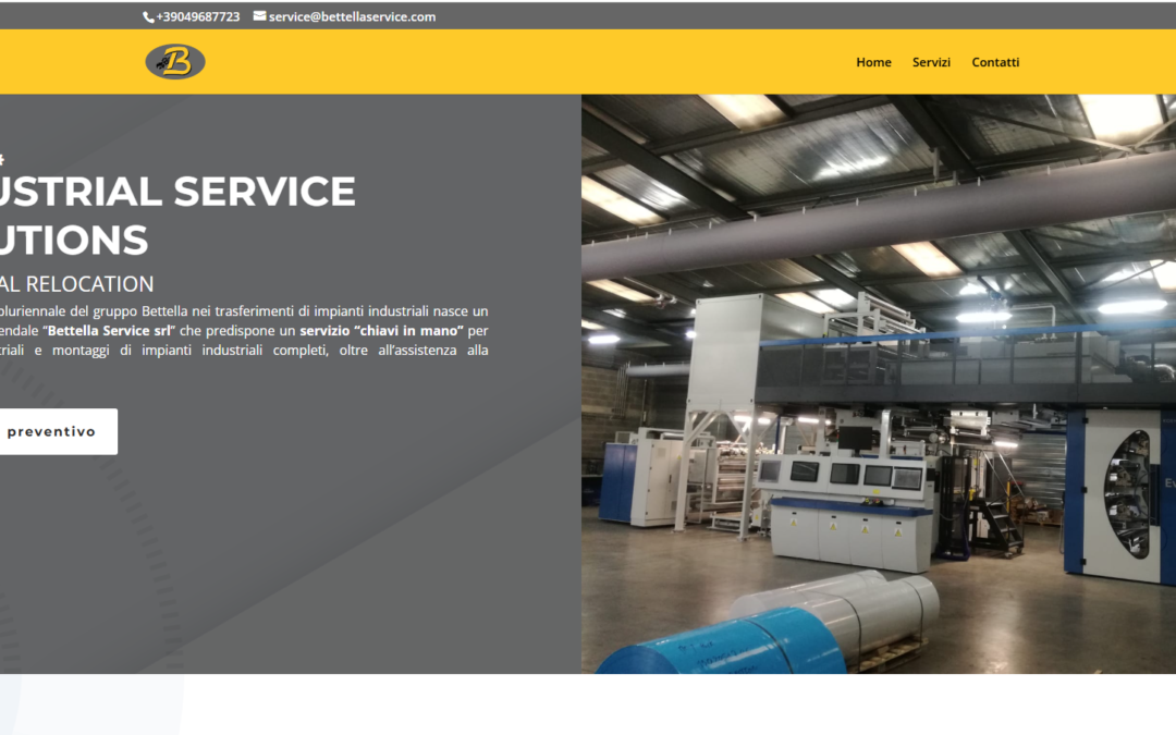 Sito web Bettella Service srl